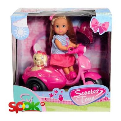 Кукла Steffi Love Minnie Mouse Прогулка на скутере с собачкой (573 6584) Spok
