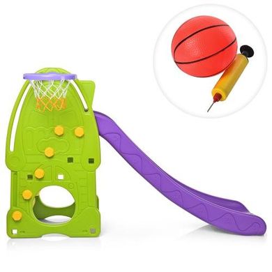 Детская горка с баскетбольным кольцом Bambi YG2016-8-1 Spok