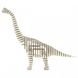 3D-пазл из гофрокартона Kawada D-torso Брахиозавр Белый (4,580238619e+012) Фото 4