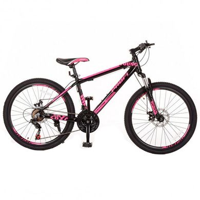 Велосипед Profi 24" G24YOUNG A24.4 Чёрно-розовый Spok