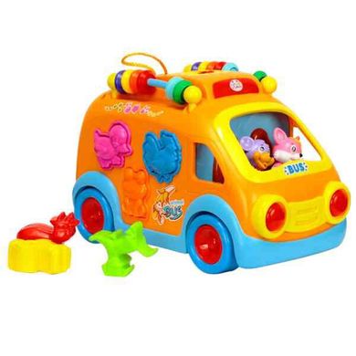 Развивающая игрушка-сортер Huile Toys Веселый автобус (988) Spok