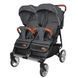 Прогулочная коляска для двойни Carrello Connect Serious Black (CRL-5502) Spok