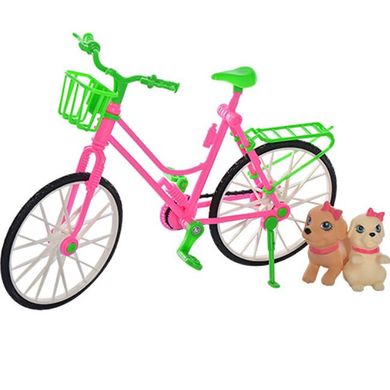Кукольный набор Metr+ "Милана" с автомобилем, велосипедом и животными (K877-30E) Spok