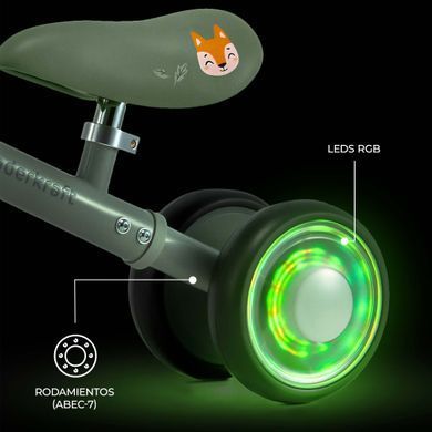 Каталка-беговел Kinderkraft Cutie Flash Green (KRCUFL00GRE0000) Spok