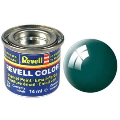 Краска буро-зеленая глянцевая sea green gloss 14ml Revell (32162) Spok