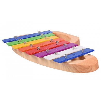 Музыкальный инструмент Goki Ксилофон радуга с ручкой (61979G) Spok