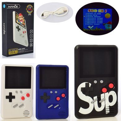 Игровая ретро-консоль Wanle, 500 игр Черная (X15871) Spok