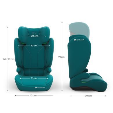 Автокрісло Kinderkraft i-Spark 2 Plus i-Size Green (KCISPA02GREPL00) Spok