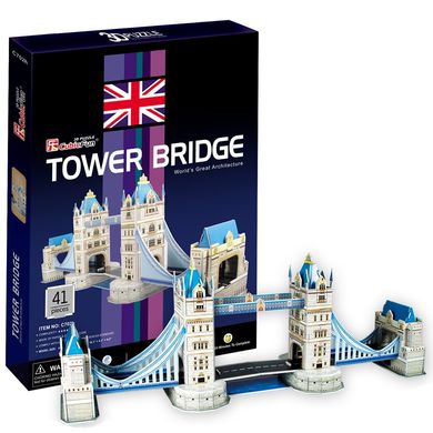 3D пазл CubicFun Великобритания: Таэурский мост (C702h) Spok