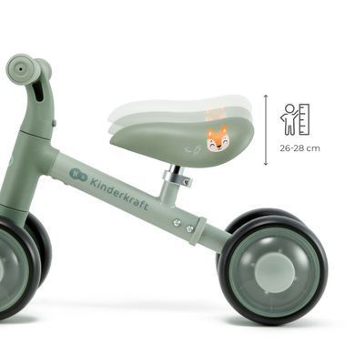 Каталка-беговел Kinderkraft Cutie Flash Green (KRCUFL00GRE0000) Spok
