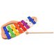 Музыкальный инструмент Goki Ксилофон радуга с ручкой (61979G) Фото 2