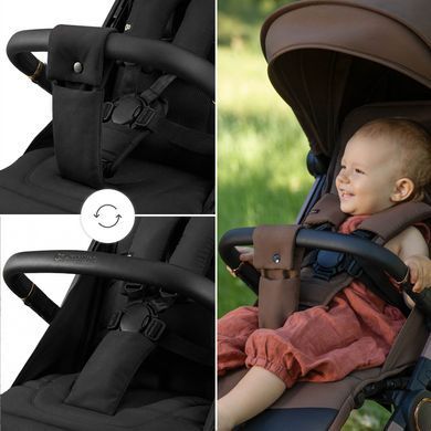 Прогулочная коляска Kinderkraft Dave Venezian Black (KSDAVE00BLK0000) Spok