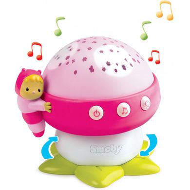 Музыкальный проектор Smoby Cotoons Грибочек Розовый (110109R) Spok