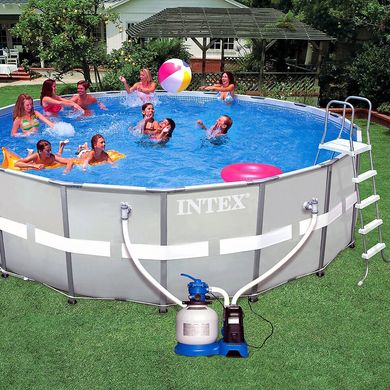 Каркасный бассейн Intex 28324 Ultra Frame Pool Set Spok
