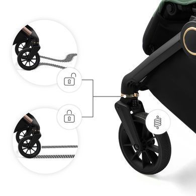 Прогулочная коляска Kinderkraft Dave Venezian Black (KSDAVE00BLK0000) Spok