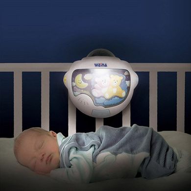 Ночной светильник Weina Двойняшки Тедди с проектором (2129) Spok
