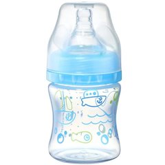 Антиколиковая бутылочка с широким горлышком BabyOno 402/03, 120 мл Синий Spok