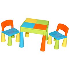Столик Tega Mamut с двумя стульчиками Multicolor Spok