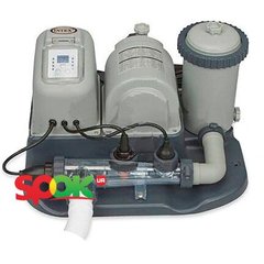 Система соленой воды и фильтр-насос Intex 28672 Spok