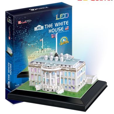 3D пазл CubicFun Белый дом LED (L504h) Spok