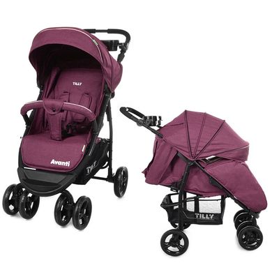 Прогулочная коляска-книжка Baby Tilly Avanti Purple (T-1406) Spok