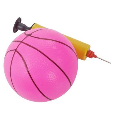 Детская горка с баскетбольным кольцом Bambi Жираф Розовая Spok