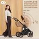 Універсальна коляска 2 в 1 Kinderkraft Prime 2 Sandrose Beige (KSPRIM02BEG2000) Фото 6