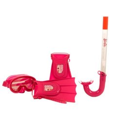 Пляжный набор HALSALL Barbie: ласты,маска,трубка (6813567) Spok