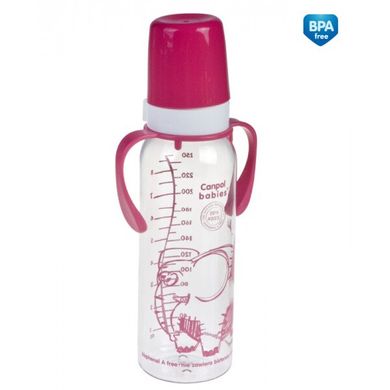 Бутылочка для кормления Canpol Babies с ручкой 250 мл (11/815) Spok