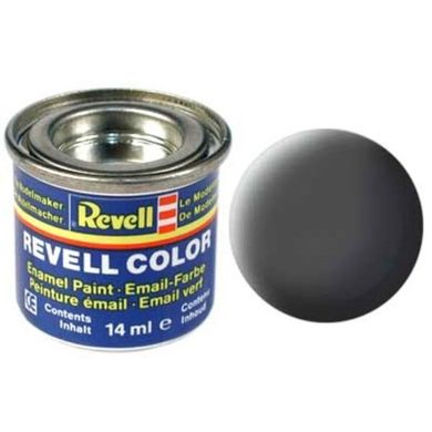 Краска оливковая серая матовая olive grey mat 14ml Revell (32166) Spok