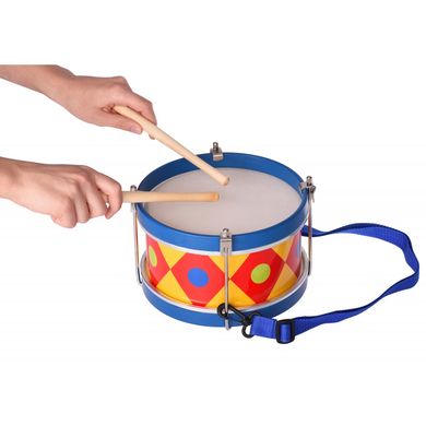 Музыкальный инструмент Goki Барабан cо шлейкой Синий (61982G) Spok