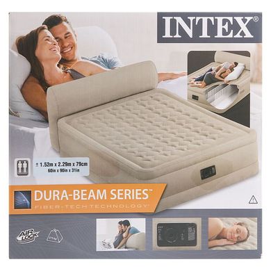 Надувная кровать Intex Headboard Bed 64460 Spok