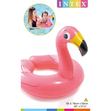 Надувной круг Intex Фламинго (59220) Spok