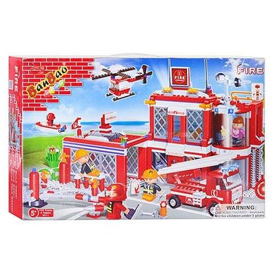 Конструктор Banbao Пожарная станция (8311) Spok