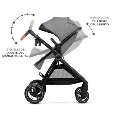 Універсальна коляска 2 в 1 Kinderkraft Esme Grey (KSESME00GRY2000) Spok