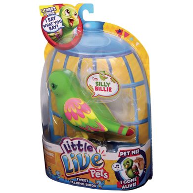 Интерактивная игрушка Moose Little Live Pets Bird Птичка Билли (28020) Spok