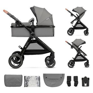 Универсальная коляска 2 в 1 Kinderkraft Esme Black (KSESME00BLK2000) Spok