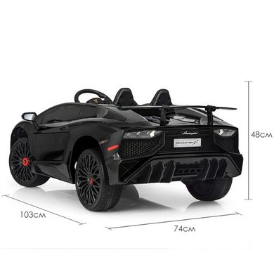 Детский электромобиль Bambi "Lamborghini" черный (M 3903EBLR-2) Spok