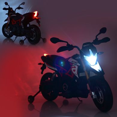 Электромотоцикл Bambi Racer Aprilia Dorsoduro 900 Черно-красный (M 4252EL-3) Spok