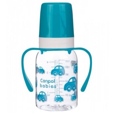 Бутылочка для кормления Canpol Babies с ручкой 120 мл BPA Free (11/821) Spok