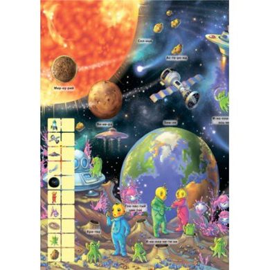 Плакаты для настенного обучения: Космос (С170013Р) Spok