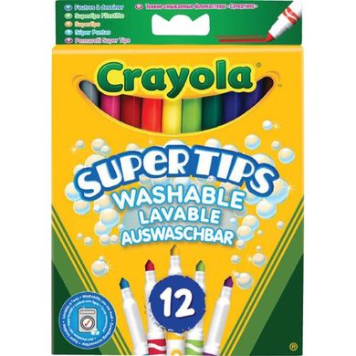 Фломастеры Crayola Super Tips, 12 шт (7509) Spok