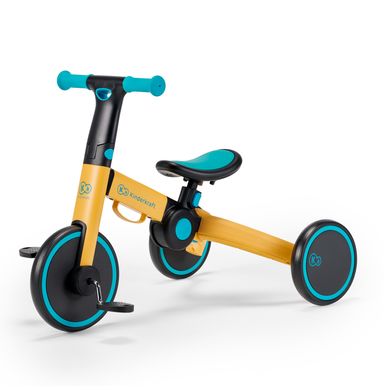 Трехколесный велосипед 3 в 1 Kinderkraft 4TRIKE Primrose Yellow (KR4TRI00YEL0000) Spok