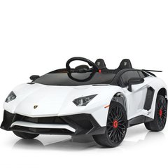 Детский электромобиль Bambi "Lamborghini" белый (M 3903EBLR-1) Spok