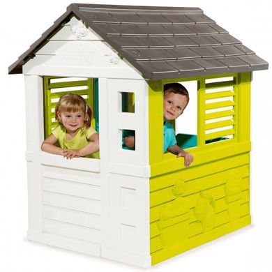 Детский игровой домик Smoby Pretty и горка Smoby XS Green (310068) Spok
