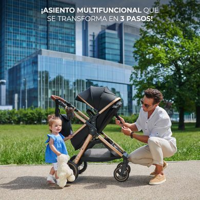 Универсальная коляска 2 в 1 Kinderkraft Esme Black (KSESME00BLK2000) Spok