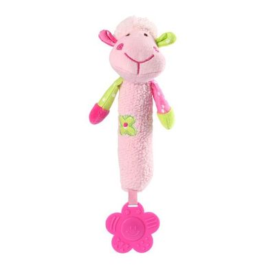 Игрушка-пищалка BabyOno Розовая овечка (996) Spok