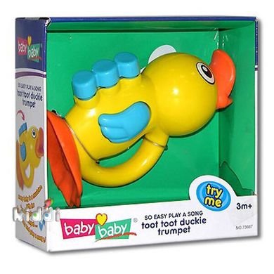 Музыкальная игрушка Утка-труба BabyBaby (3147) Spok