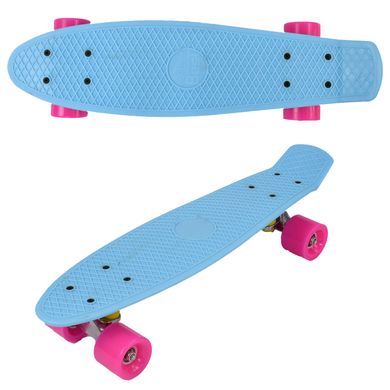 Скейт Best Board 55 см Голубой (7801) Spok