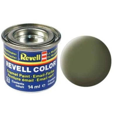 Краска темно-зеленая матовая dark green mat RAF 14ml Revell (32168) Spok